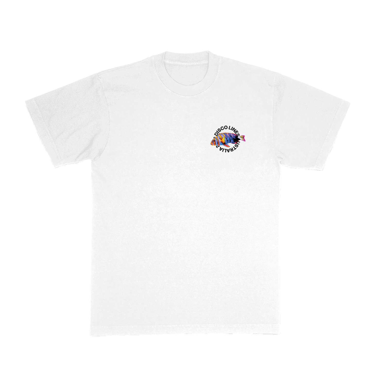 Disco Lines Fish Australia Tee
