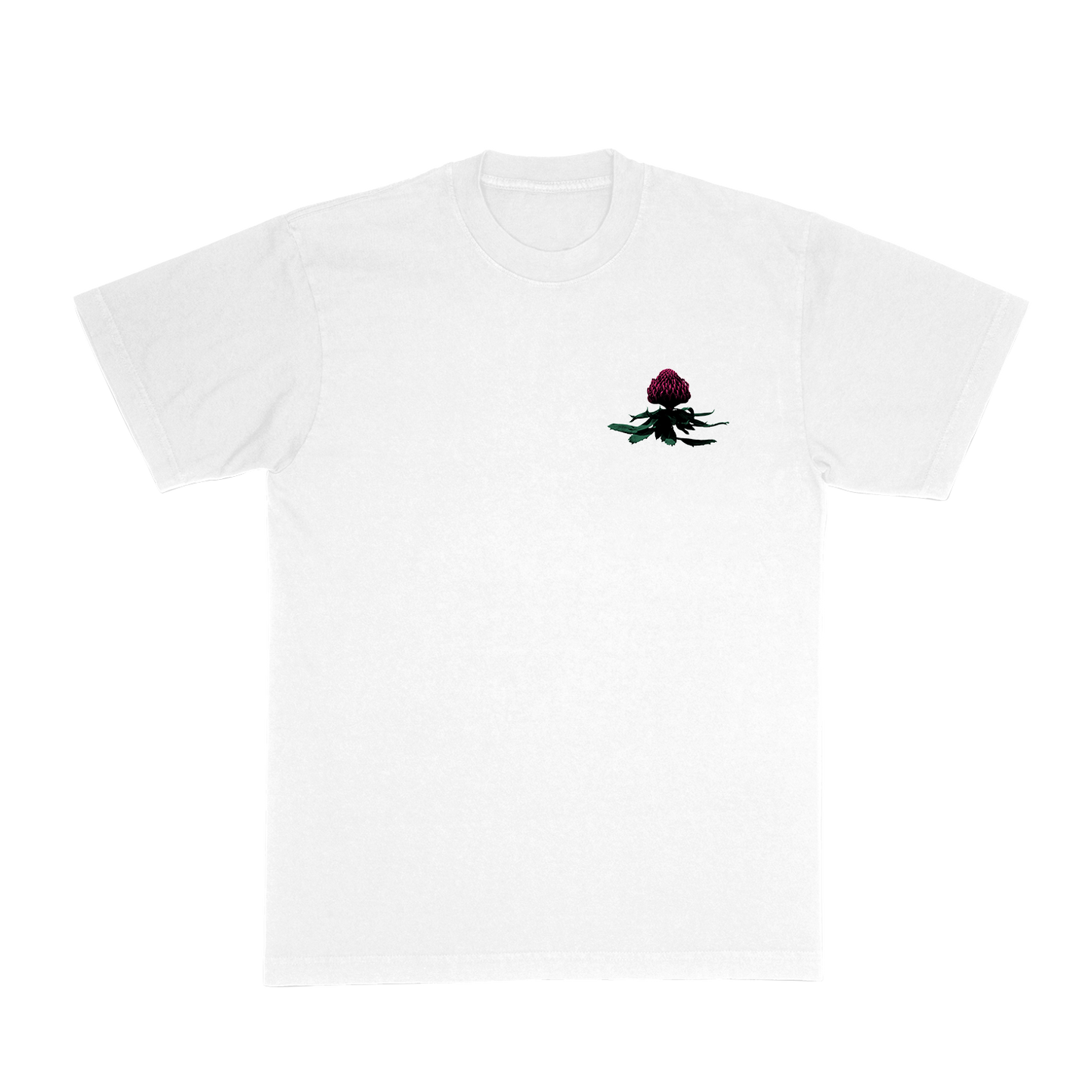 Disco Lines Waratah Flower Australia Tee