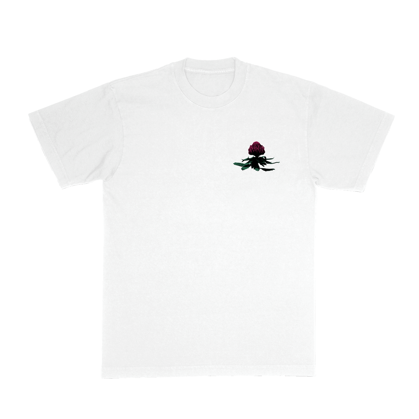 Disco Lines Waratah Flower Australia Tee