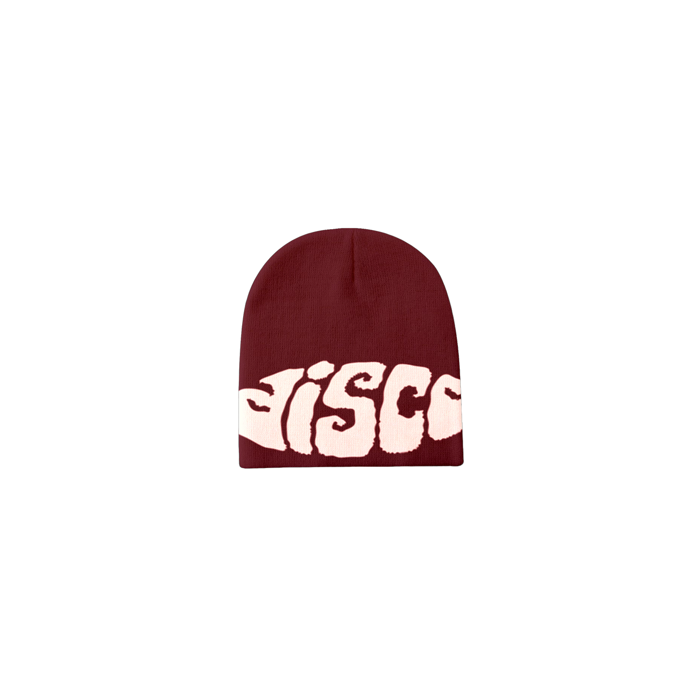 Disco Maroon Beanie
