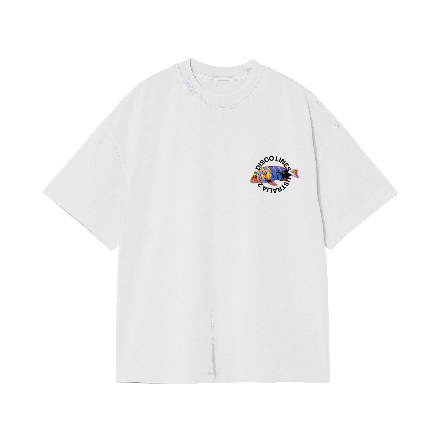 Disco Lines Fish Australia Tee