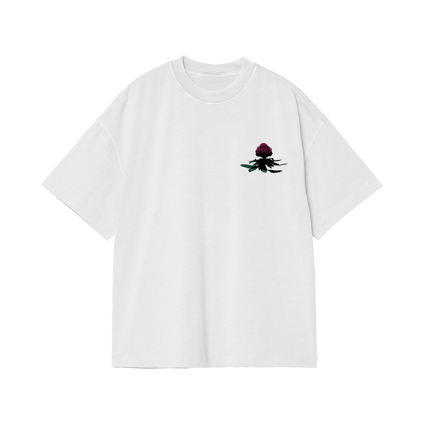 Disco Lines Waratah Flower Australia Tee