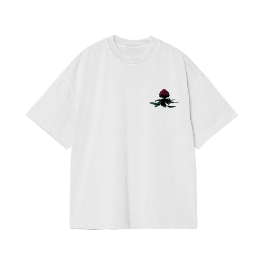 Disco Lines Waratah Flower Australia Tee