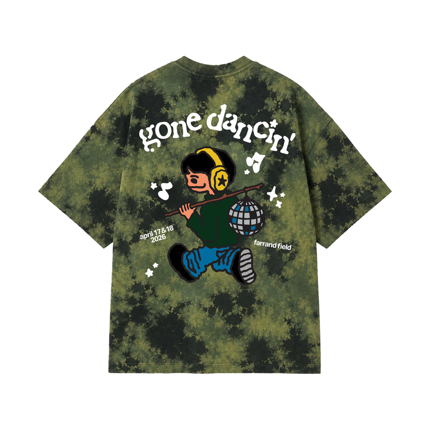 Gone Dancing Tie Dye Tee