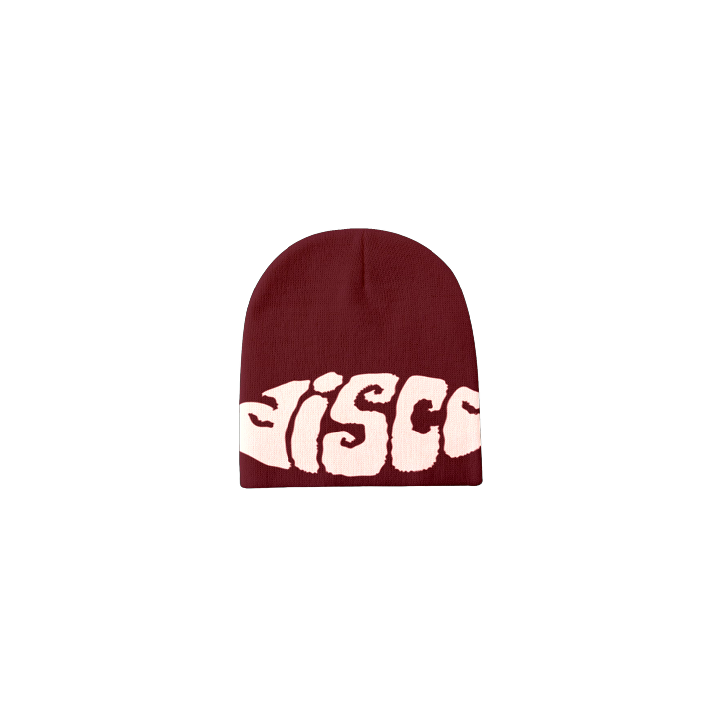 Disco Maroon Beanie