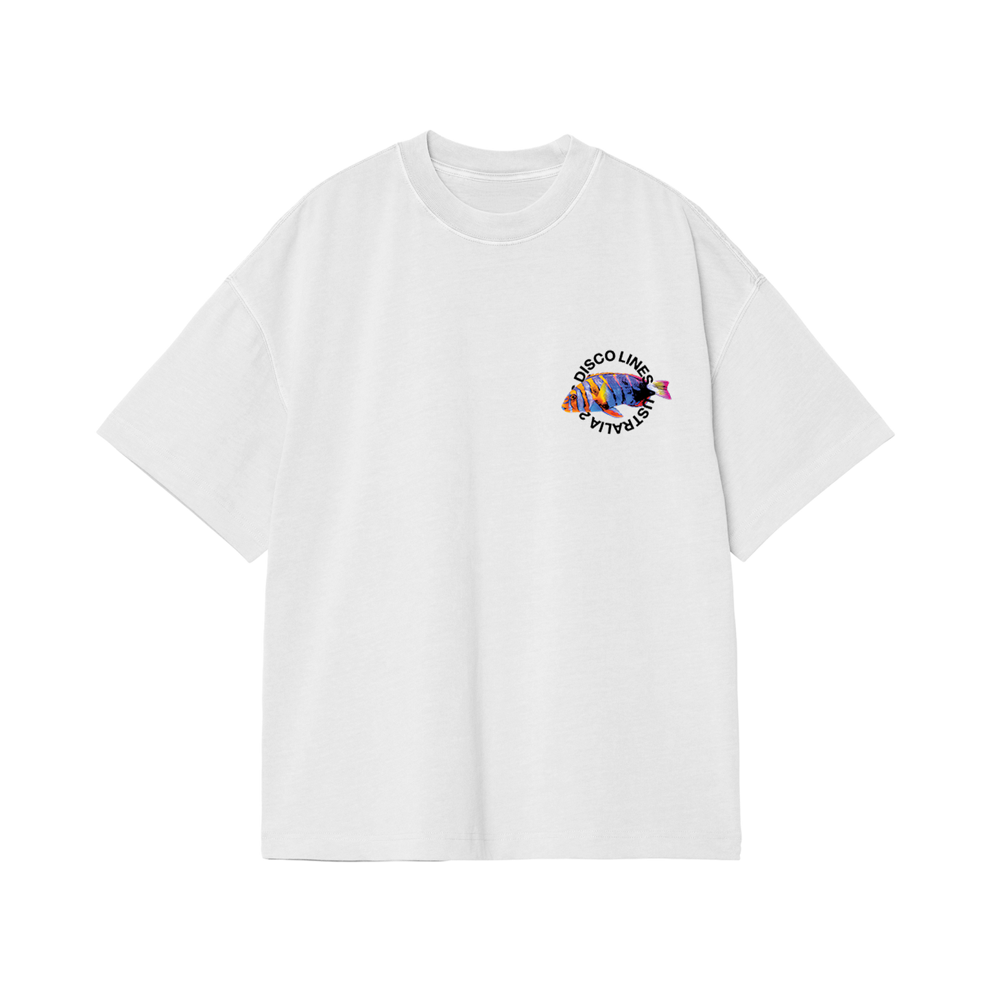 Disco Lines Fish Australia Tee