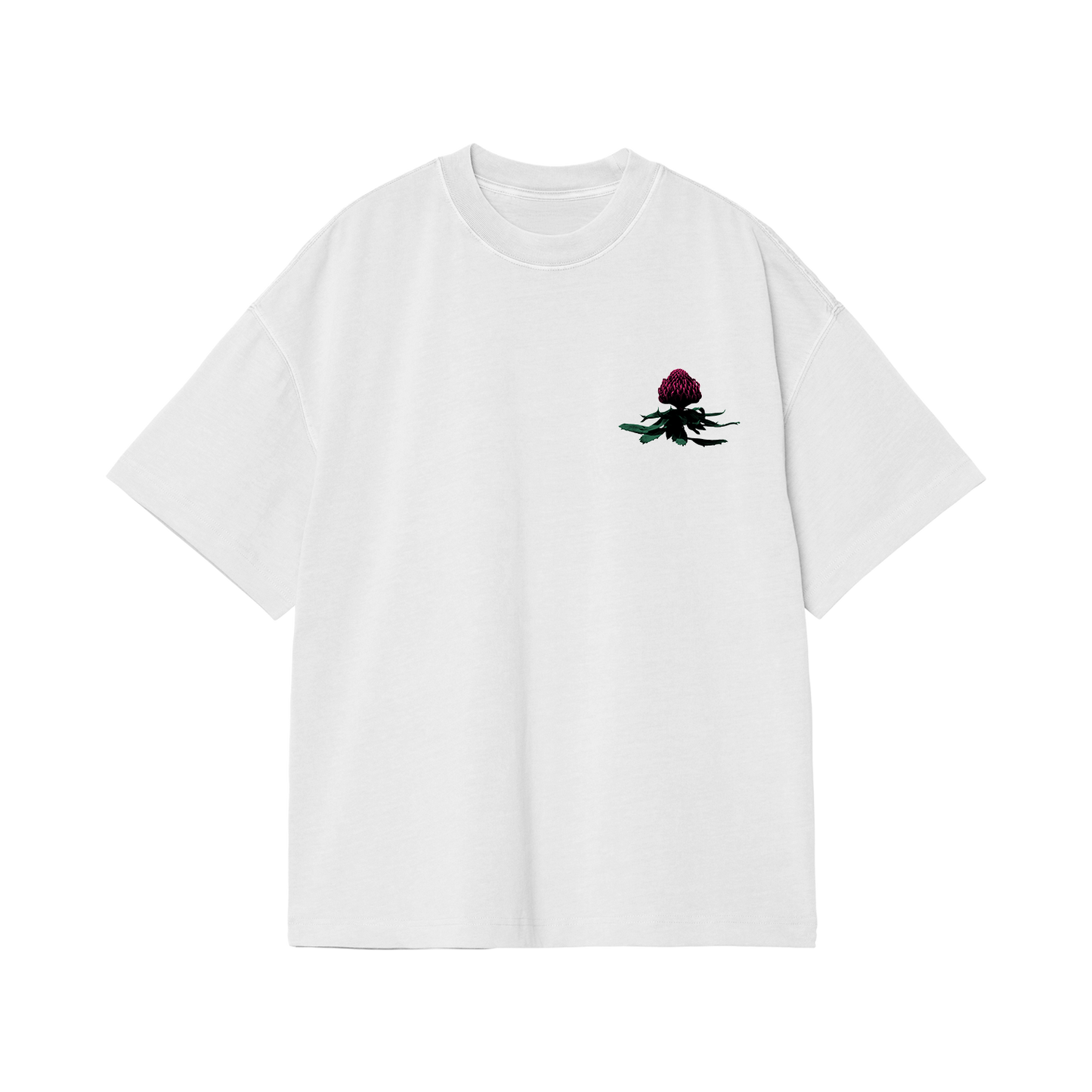 Disco Lines Waratah Flower Australia Tee