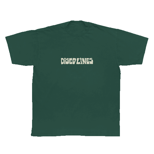 Disco Lines Stacked Tee (Green)